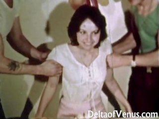 Vintage reged clip 1970s - happy fuckday
