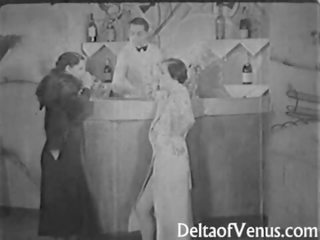 Sahih vintaj xxx filem 1930s - ffm / dua perempuan satu lelaki bertiga