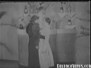 Vintage 1930s xxx film - FFM Threesome