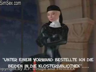 Nuns vid tyska convent känna vällustig